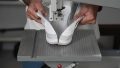 Nike Dunk Low cut in half