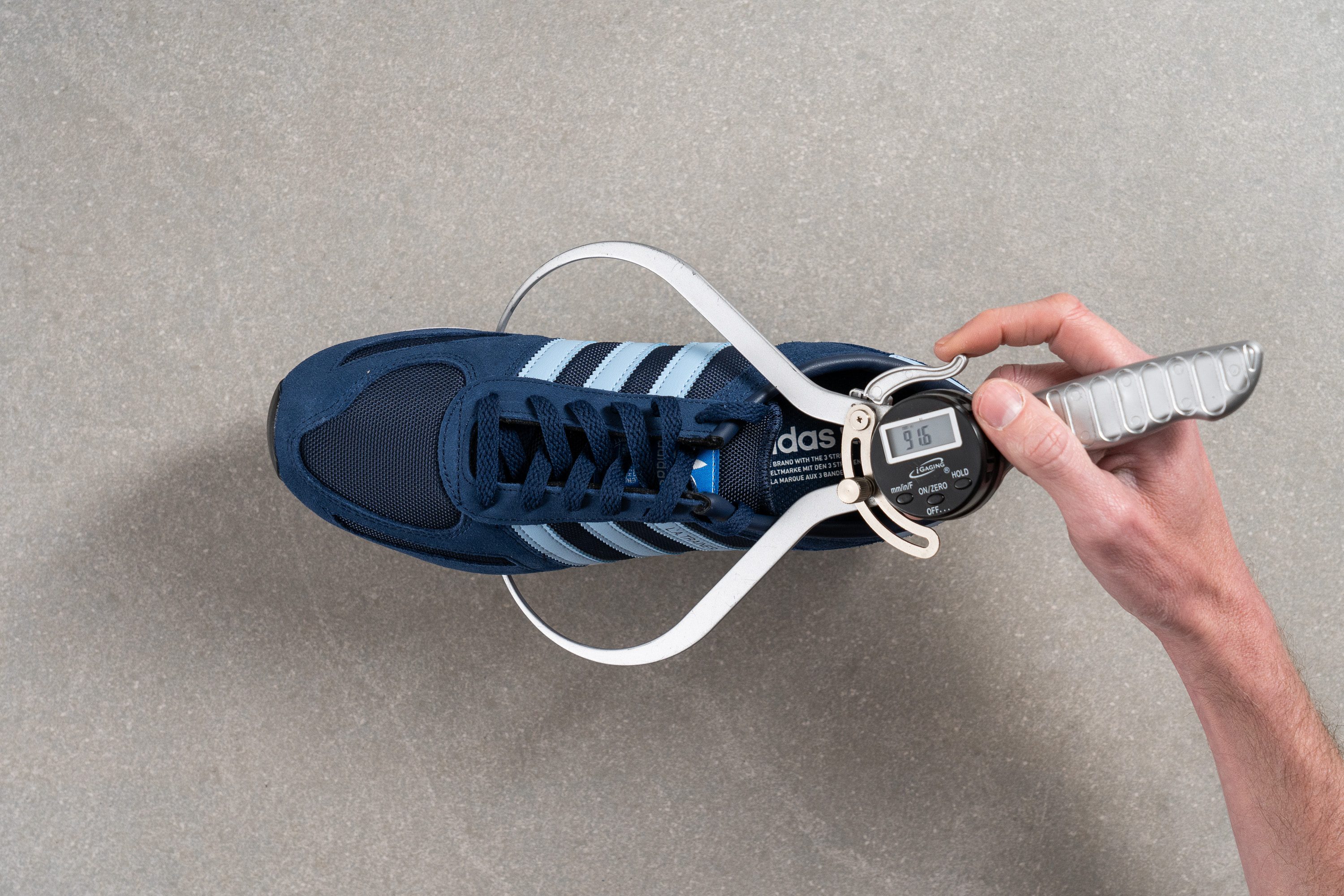 Adidas LA Trainer Toebox width at the widest part