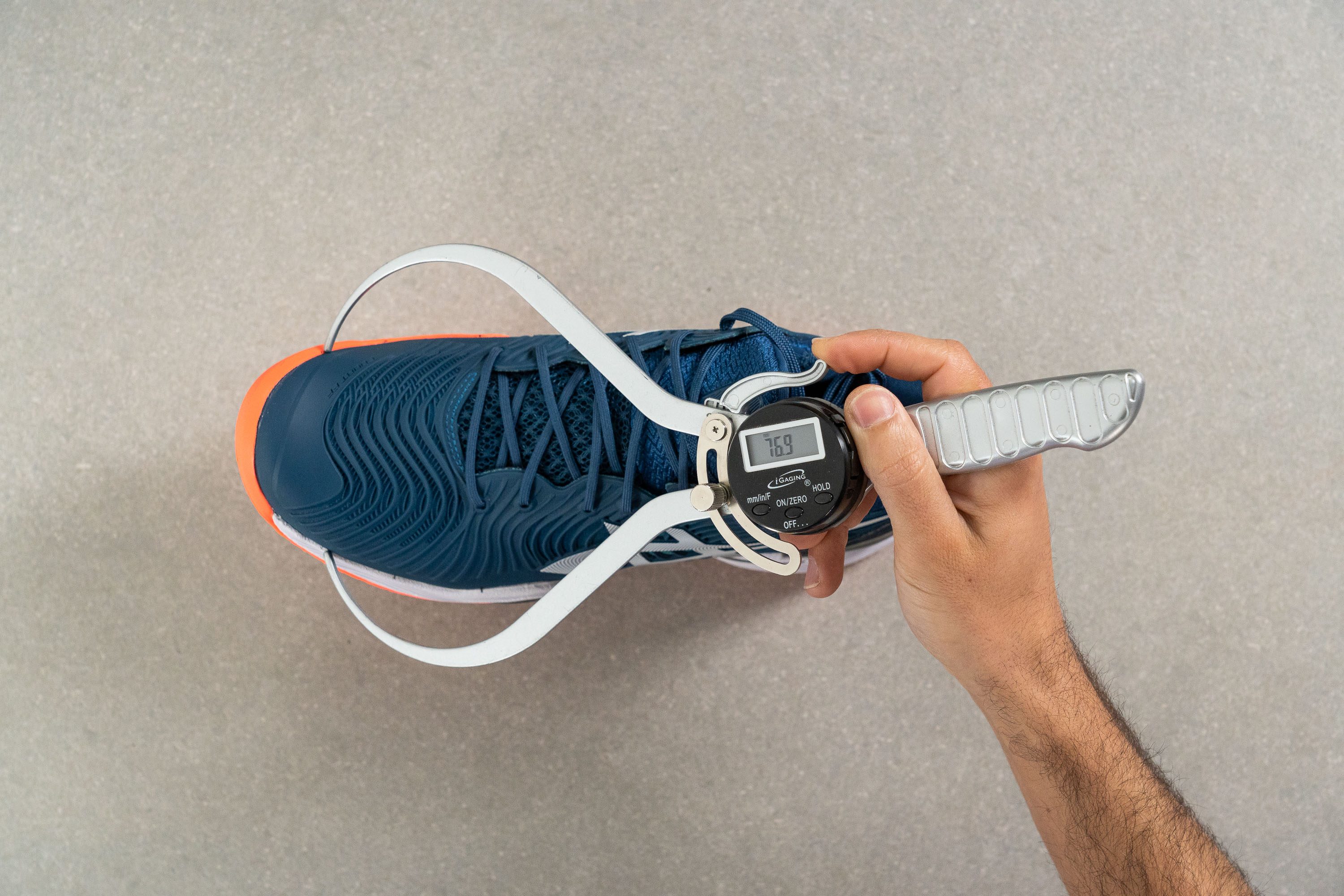ASICS Court FF 2 Toebox width at the big toe