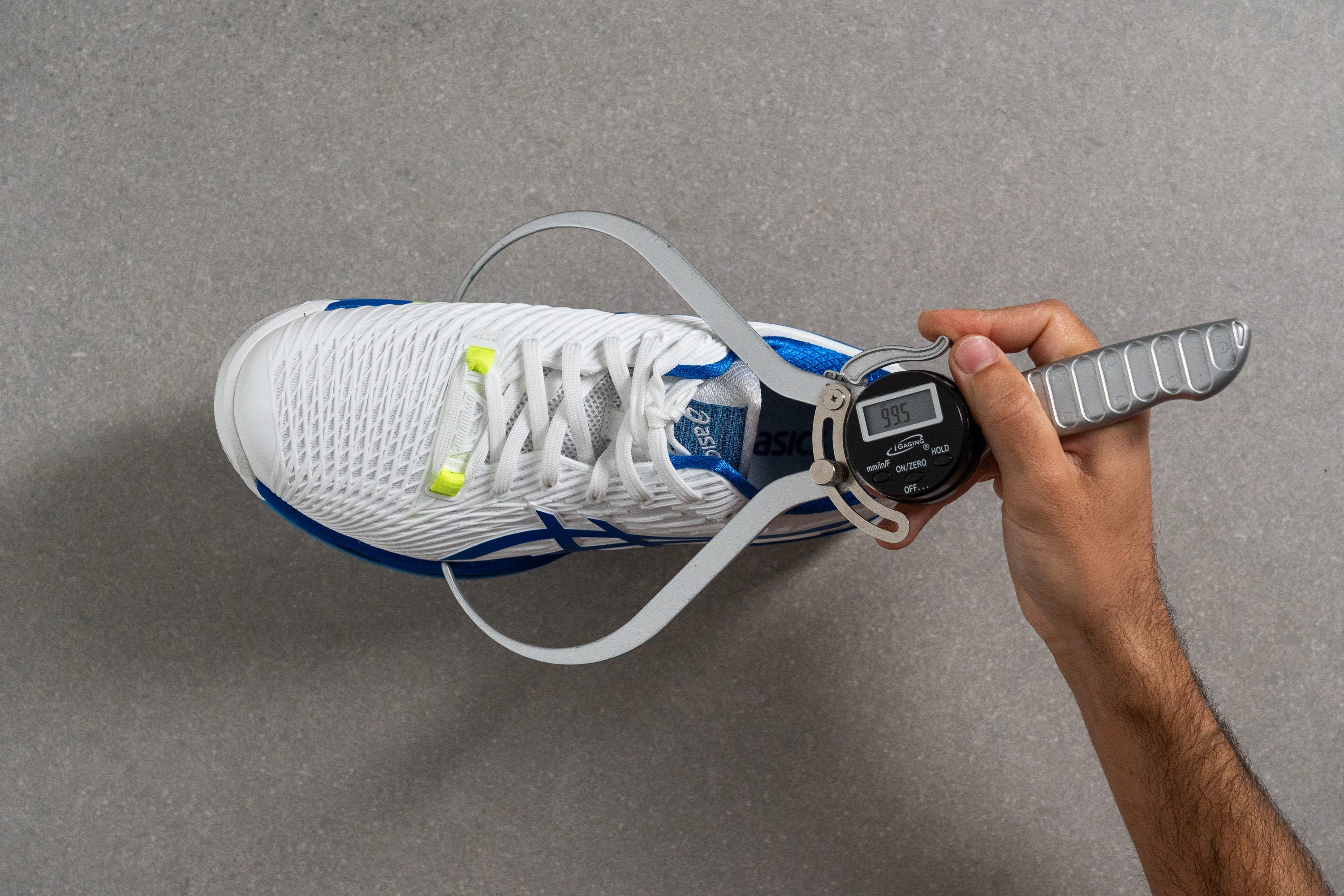 ASICS Solution Speed FF 2 Toebox width at the widest part