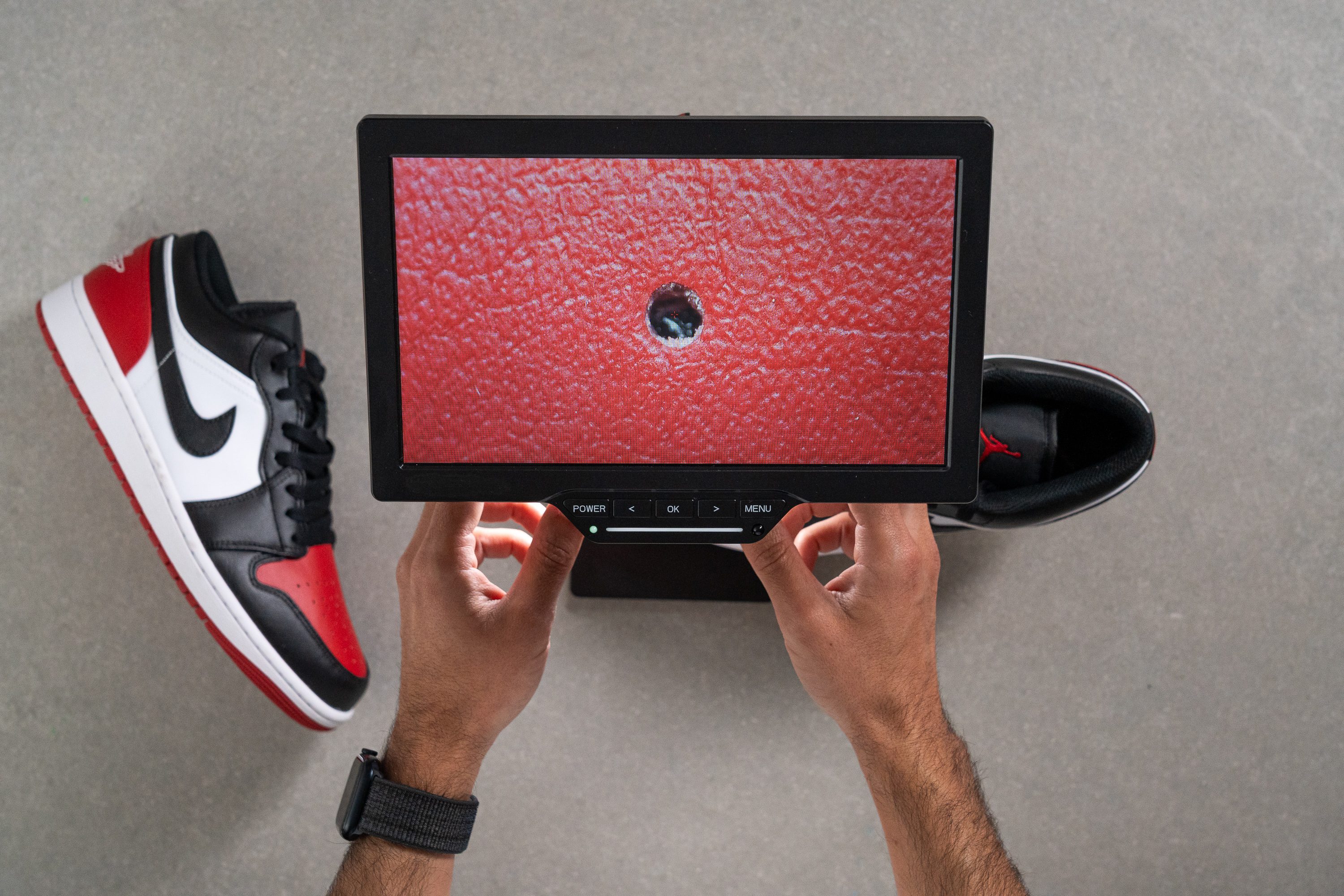 Air Jordan 1 Low ventilation holes