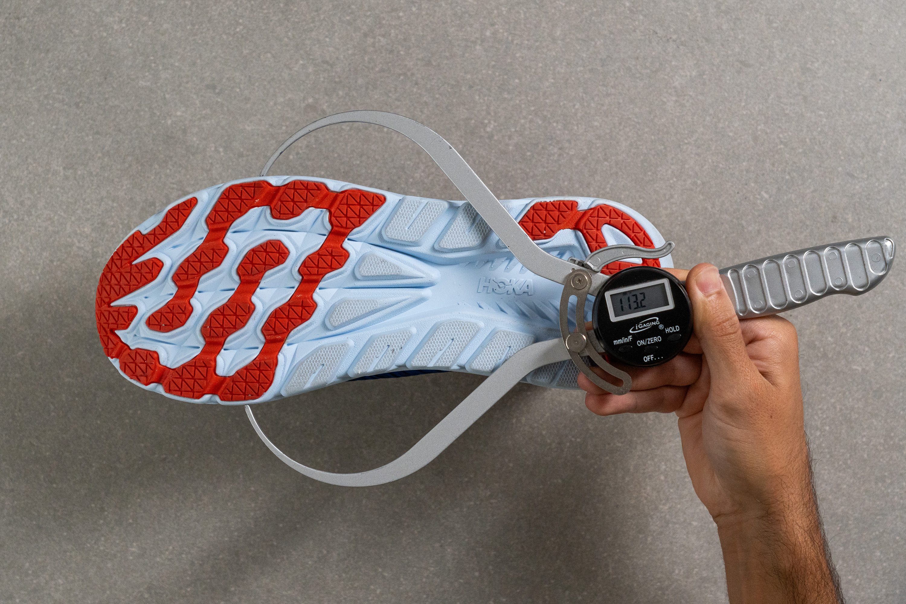 Hoka Rincon 3 Midsole width in the forefoot