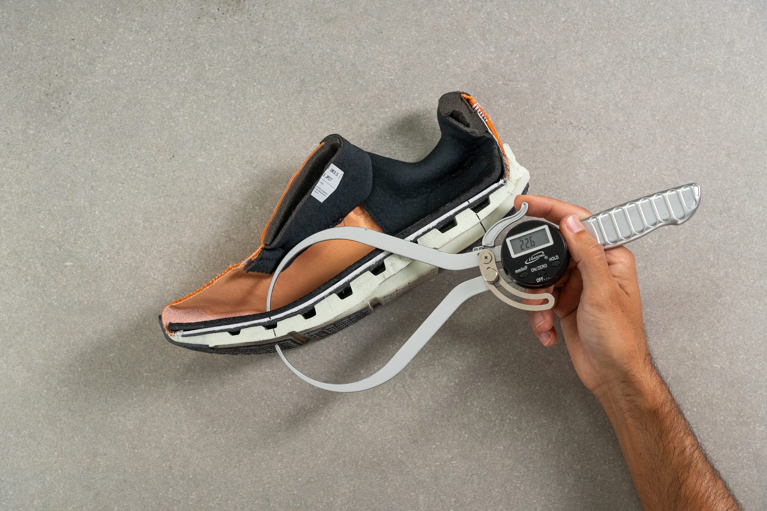 On Cloudgo Forefoot stack
