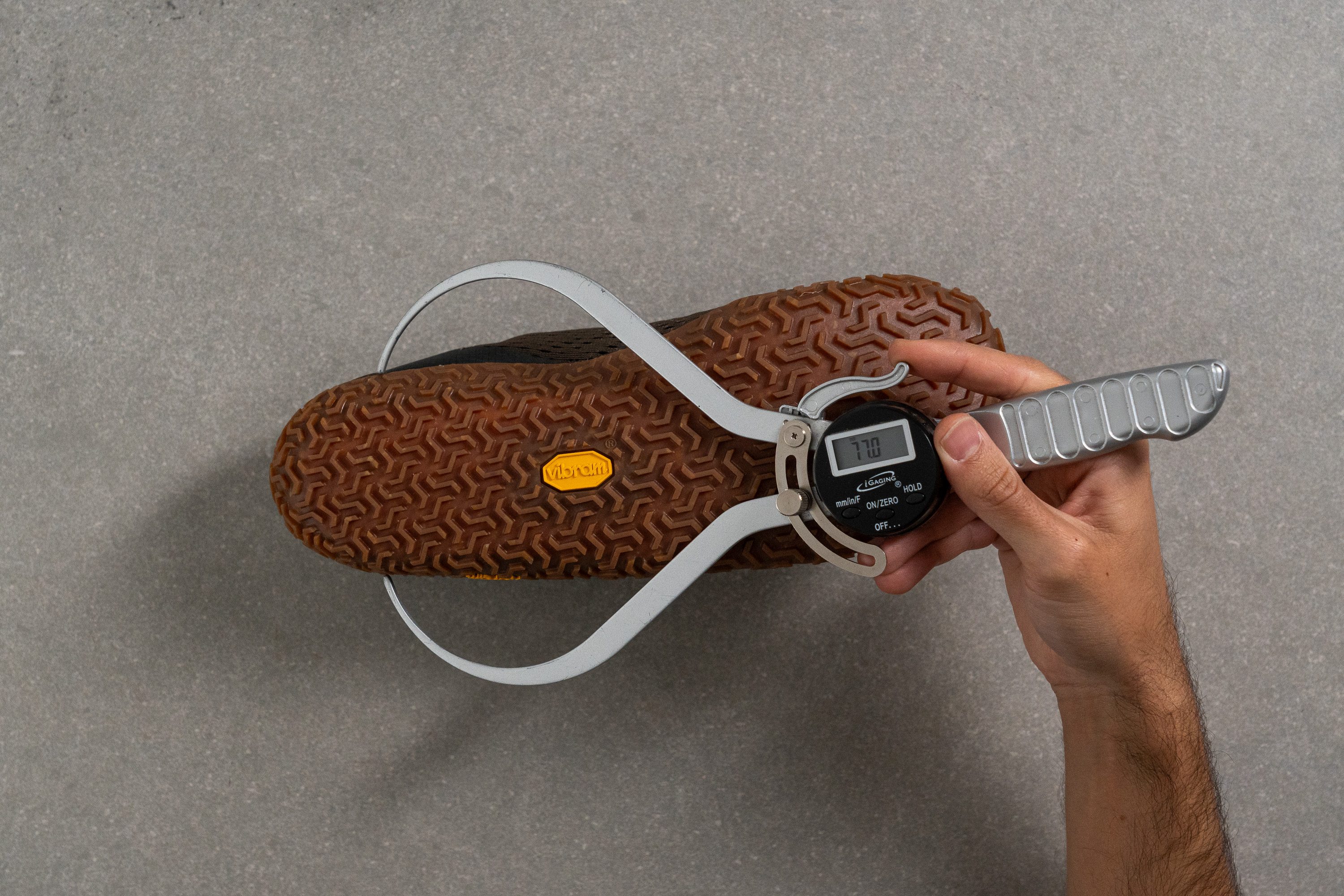 Merrell Vapor Glove 6 Midsole width in the heel