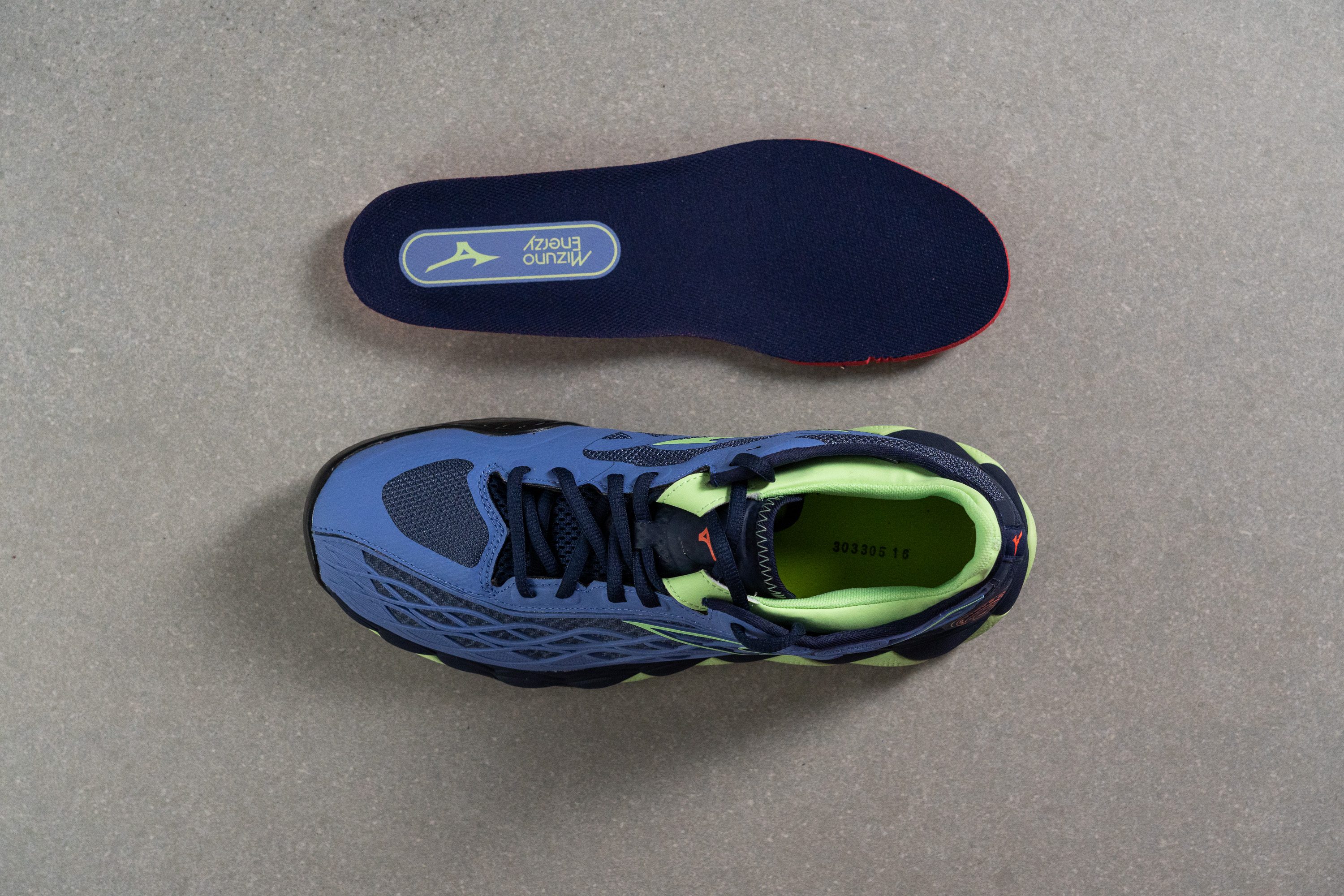 Mizuno Wave Enforce Tour Removable insole