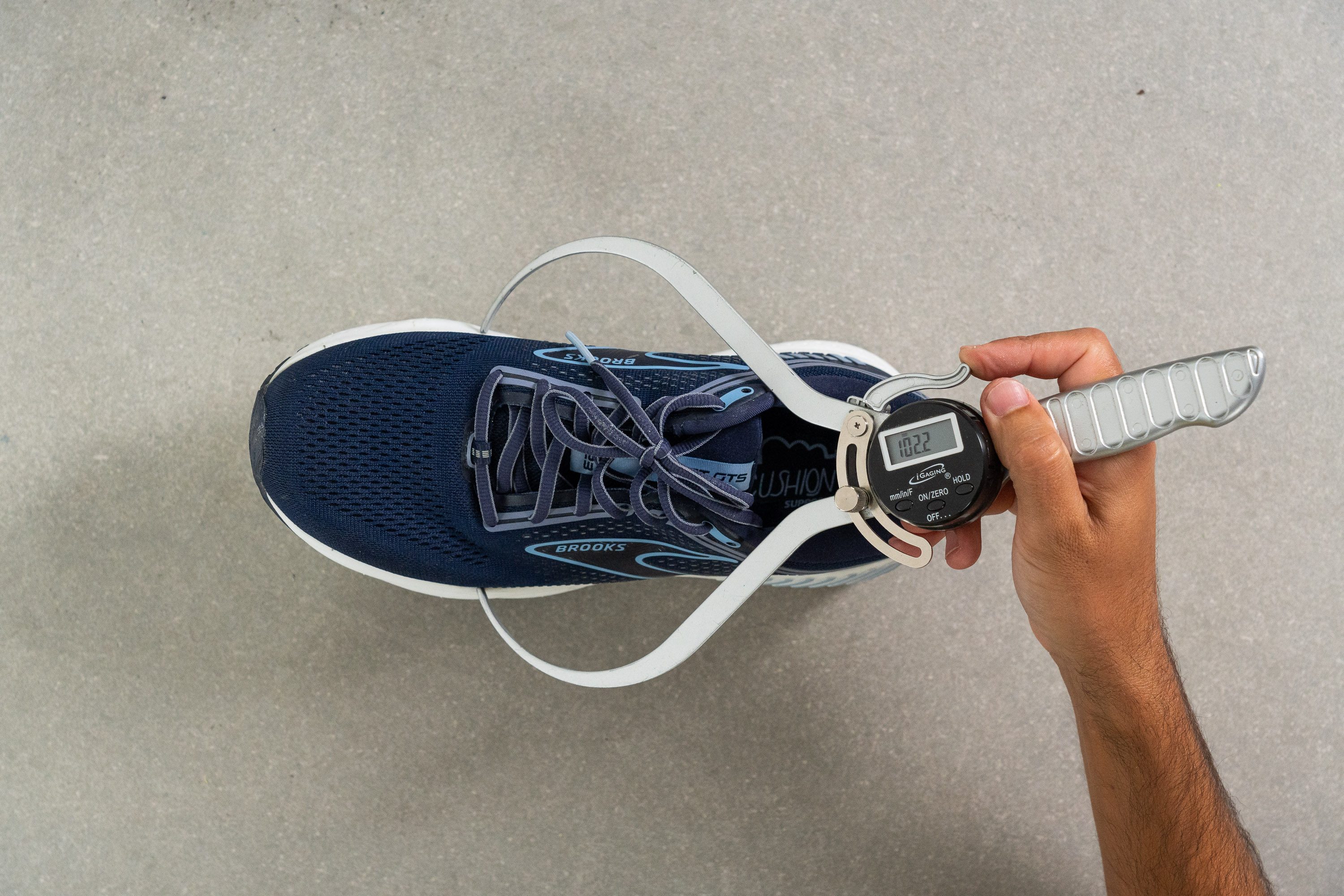 Brooks Beast GTS 23 Toebox width at the widest part