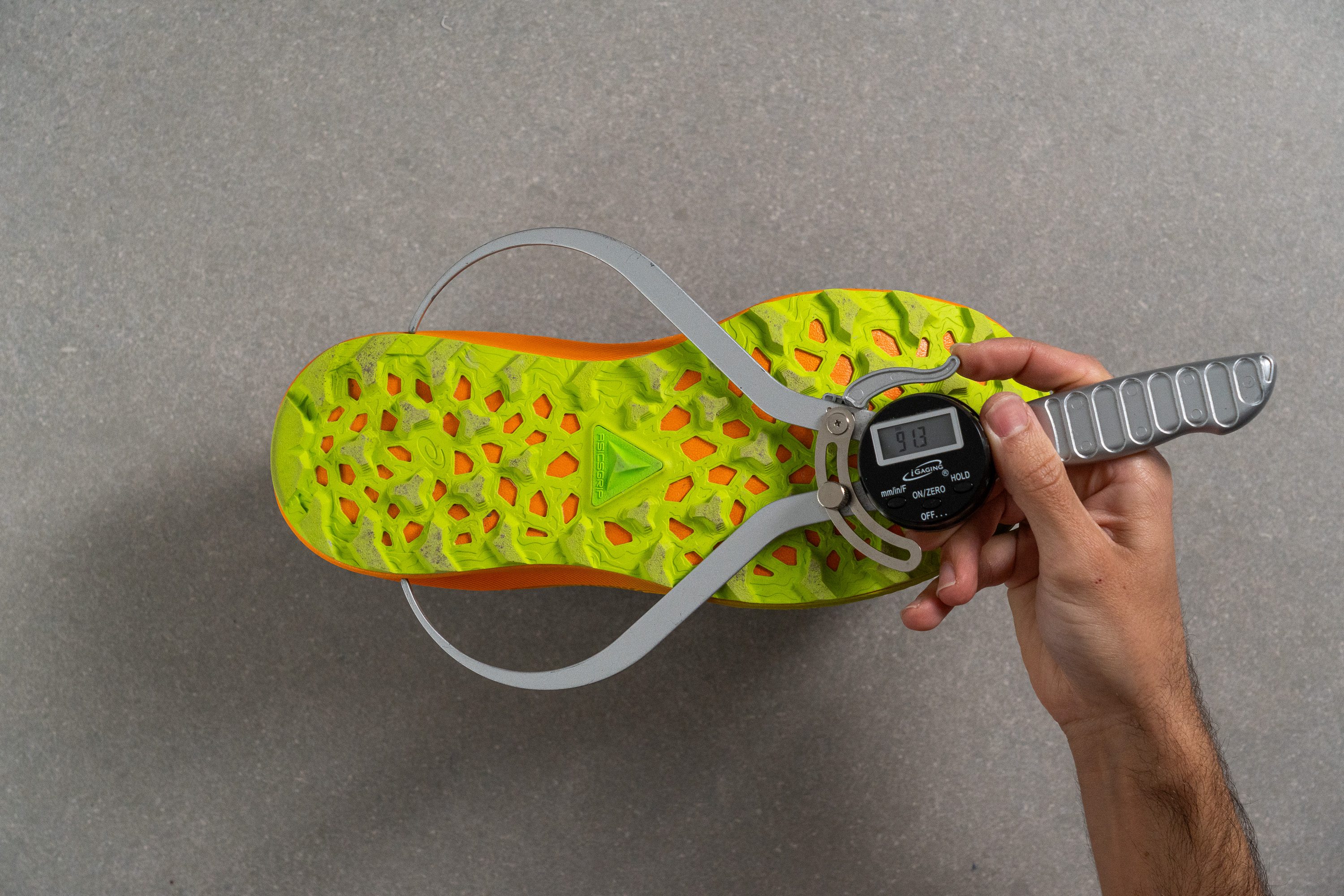 ASICS Trabuco Max 2 Midsole width in the heel