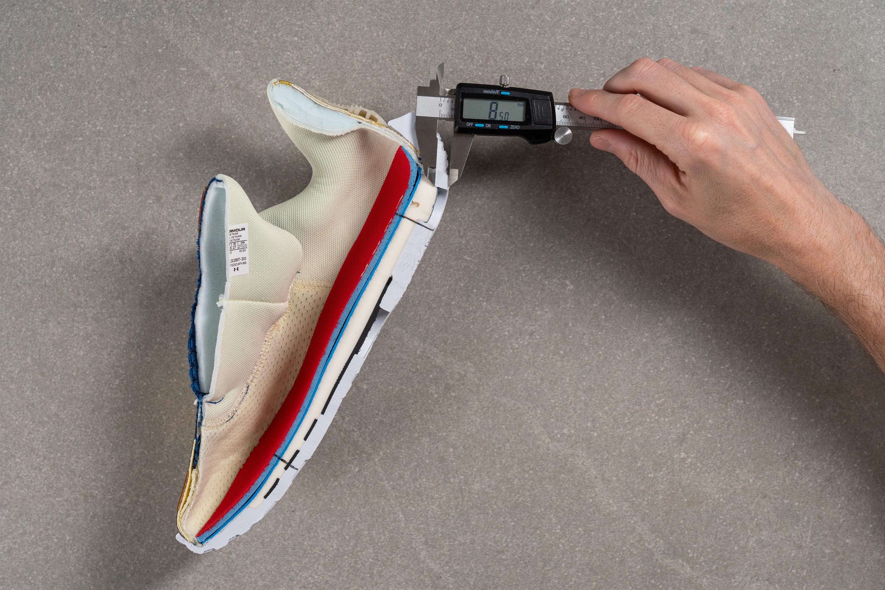 Grosor de la suela Under Armour Curry 11_1
