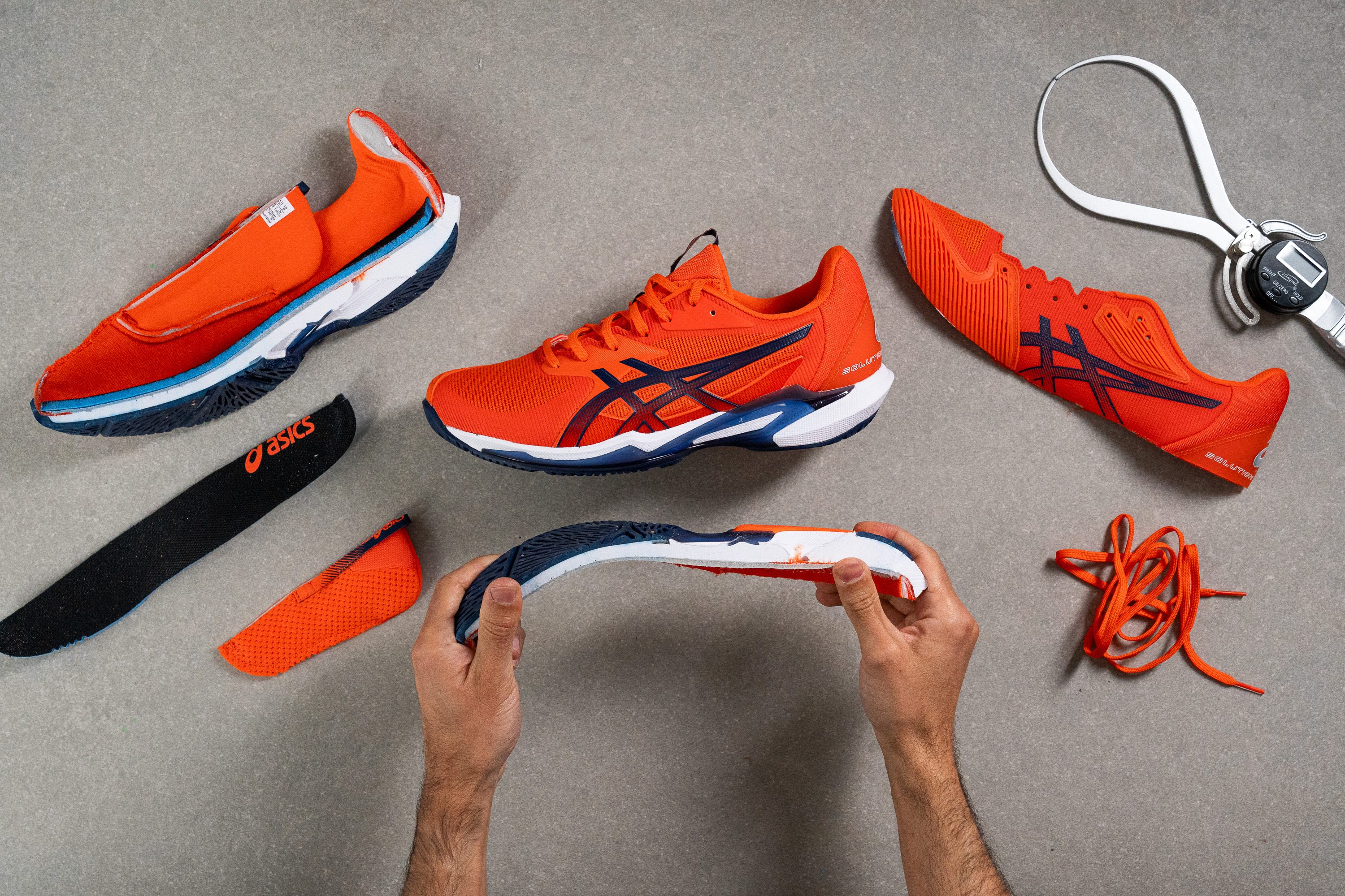 Prueba de laboratorio Asics Solution Speed FF 3
