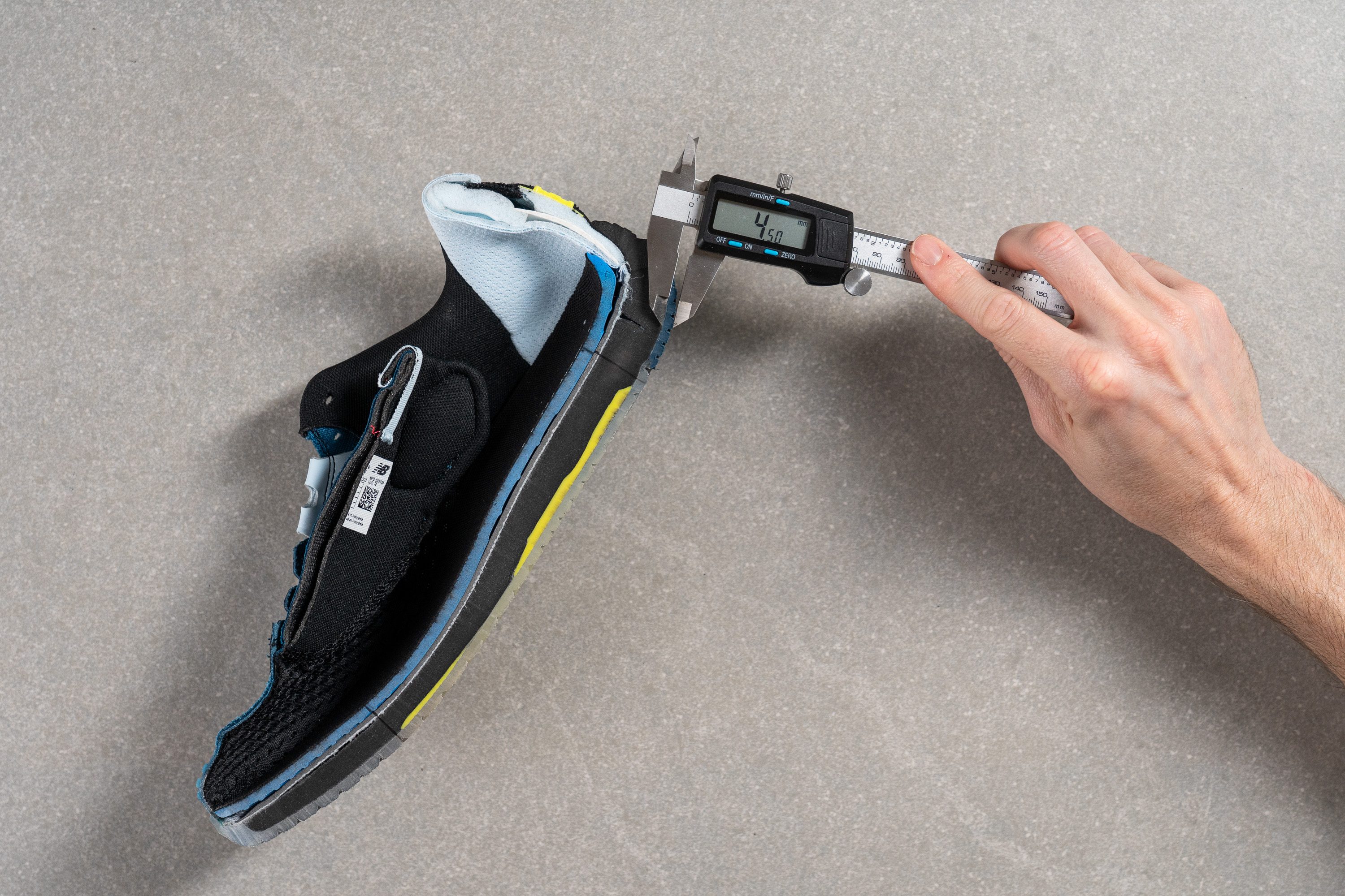 New Balance FuelCell 996 v6 Grosor de la suela exterior
